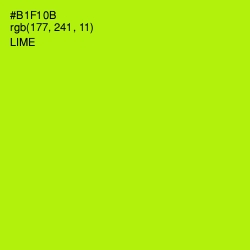 #B1F10B - Lime Color Image