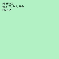 #B1F1C3 - Padua Color Image