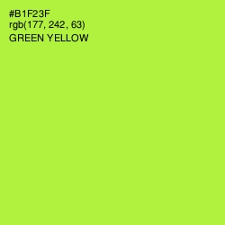 #B1F23F - Green Yellow Color Image