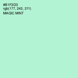 #B1F3D3 - Magic Mint Color Image