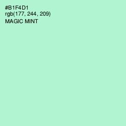 #B1F4D1 - Magic Mint Color Image
