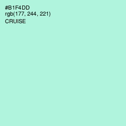 #B1F4DD - Cruise Color Image