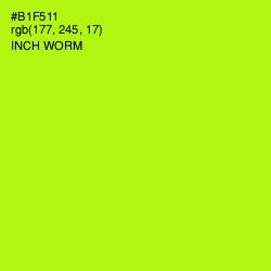 #B1F511 - Inch Worm Color Image