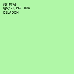 #B1F7A8 - Celadon Color Image