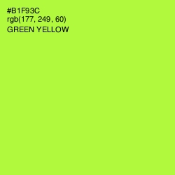#B1F93C - Green Yellow Color Image