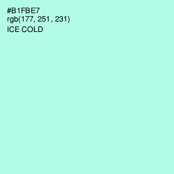 #B1FBE7 - Ice Cold Color Image