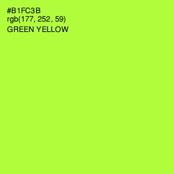 #B1FC3B - Green Yellow Color Image