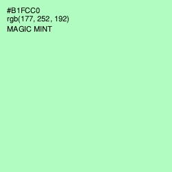 #B1FCC0 - Magic Mint Color Image