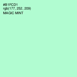 #B1FCD1 - Magic Mint Color Image