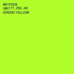 #B1FD2B - Green Yellow Color Image