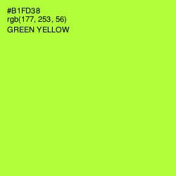 #B1FD38 - Green Yellow Color Image