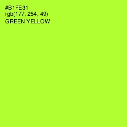 #B1FE31 - Green Yellow Color Image