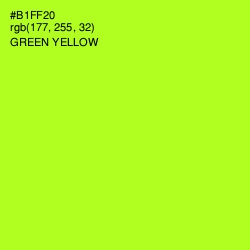 #B1FF20 - Green Yellow Color Image