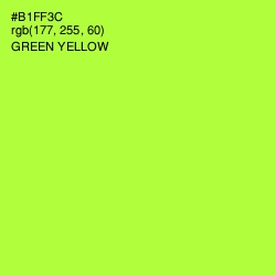 #B1FF3C - Green Yellow Color Image
