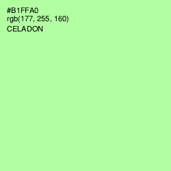 #B1FFA0 - Celadon Color Image