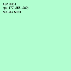 #B1FFD1 - Magic Mint Color Image