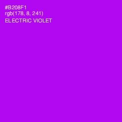 #B208F1 - Electric Violet Color Image