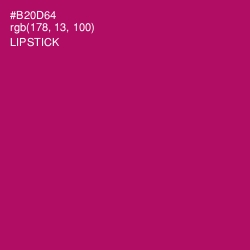 #B20D64 - Lipstick Color Image