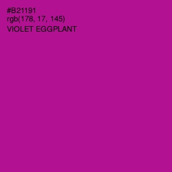 #B21191 - Violet Eggplant Color Image