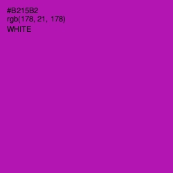 #B215B2 - Violet Eggplant Color Image