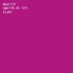 #B2177F - Flirt Color Image