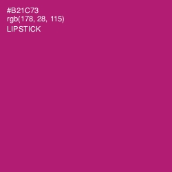 #B21C73 - Lipstick Color Image
