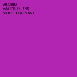 #B225B2 - Violet Eggplant Color Image