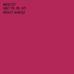 #B22757 - Night Shadz Color Image