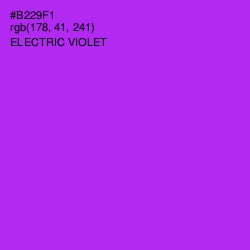 #B229F1 - Electric Violet Color Image