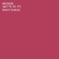 #B23E5B - Night Shadz Color Image