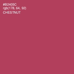#B2405C - Chestnut Color Image