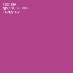 #B2438A - Tapestry Color Image