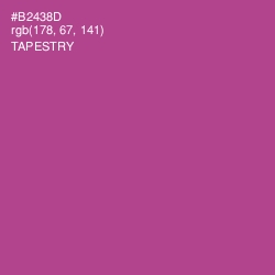 #B2438D - Tapestry Color Image