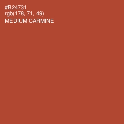 #B24731 - Medium Carmine Color Image