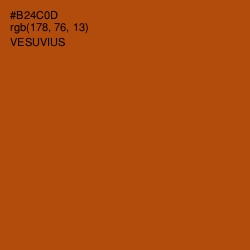 #B24C0D - Vesuvius Color Image