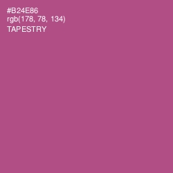 #B24E86 - Tapestry Color Image