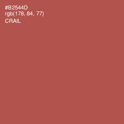 #B2544D - Crail Color Image