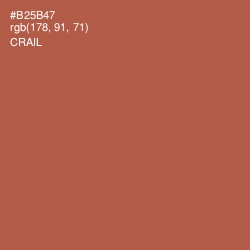 #B25B47 - Crail Color Image