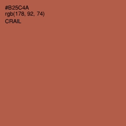#B25C4A - Crail Color Image