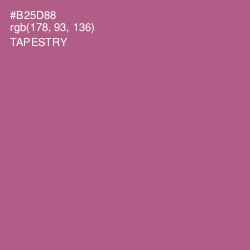 #B25D88 - Tapestry Color Image