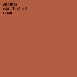 #B25E43 - Crail Color Image