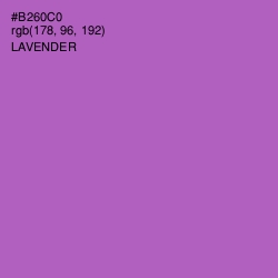 #B260C0 - Lavender Color Image