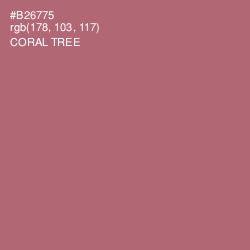 #B26775 - Coral Tree Color Image