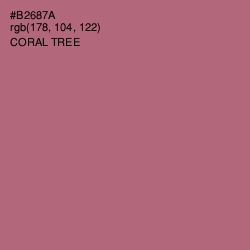 #B2687A - Coral Tree Color Image