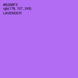 #B26BF3 - Lavender Color Image