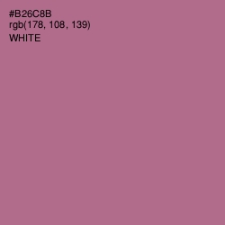 #B26C8B - Turkish Rose Color Image