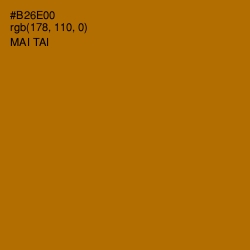 #B26E00 - Mai Tai Color Image