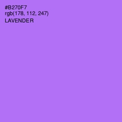#B270F7 - Lavender Color Image