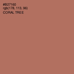 #B27160 - Coral Tree Color Image
