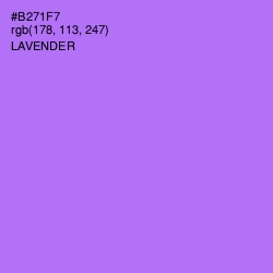 #B271F7 - Lavender Color Image